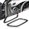 2Pcs Carbon   Dashboard Outlet Cover for   A Class CLA GLA W169 W117    