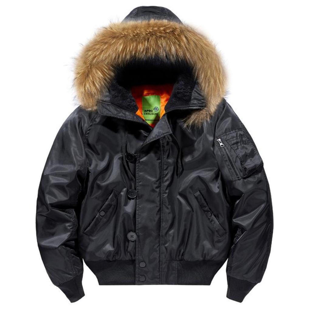 Giacche Bomber da Uomo ZYLLO Cappotti Imbottiti in Cotone Militare