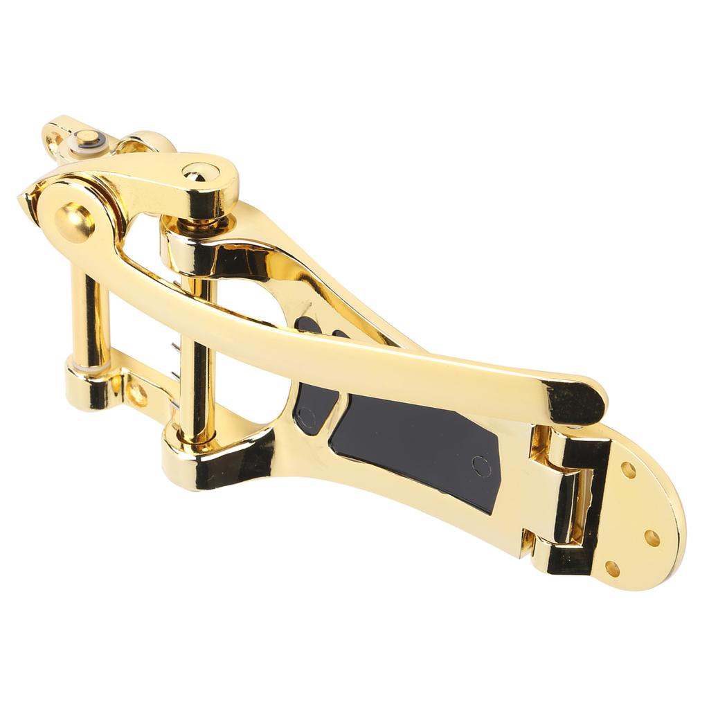 Guitar Tailpiece Tremolo Bridge Replacement with Hand Crank Stringed Instrument AccessoriesGold