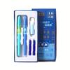 1 Set of Blue Fountain Pens, Heat-Sensitive Erasable Pens for Elementary School Students, Gift Box, Gift, Prize, Reward, Ideal Gift for Practicing 