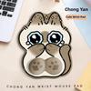 Cartoon Cat Large Mouse Mat Hand Guard Kawaii Cat Mouse Pad Black Cat Mouse Pads  Office Desk
