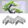 4Pcs Tank Corner Protectors Soft Easy To Use Thick Tight Fit Triangle Keep Safety PVC Transparent Design Fish Tank Protective Covers