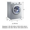 Waterproof Washer Protective Cover Front Open Oxford Cloth Washing Machine Protection Sleeve Aging Resistance for Washers Dryers