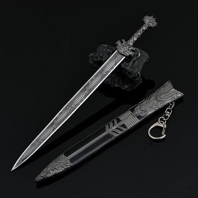 22Cm Chinese Ancient Cold Weapons Full Metal Craft Models Collectible Table Ornaments Cosplay Plaything Sword Birthday Present For Boy