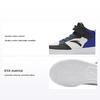 Kids Synthetic Leather Fashion Versatile Non-Slip Wear-Resistant Lightweight Shock Absorbing Mid-Top Kids Skate Shoes Men Skate Shoes A12438004-4