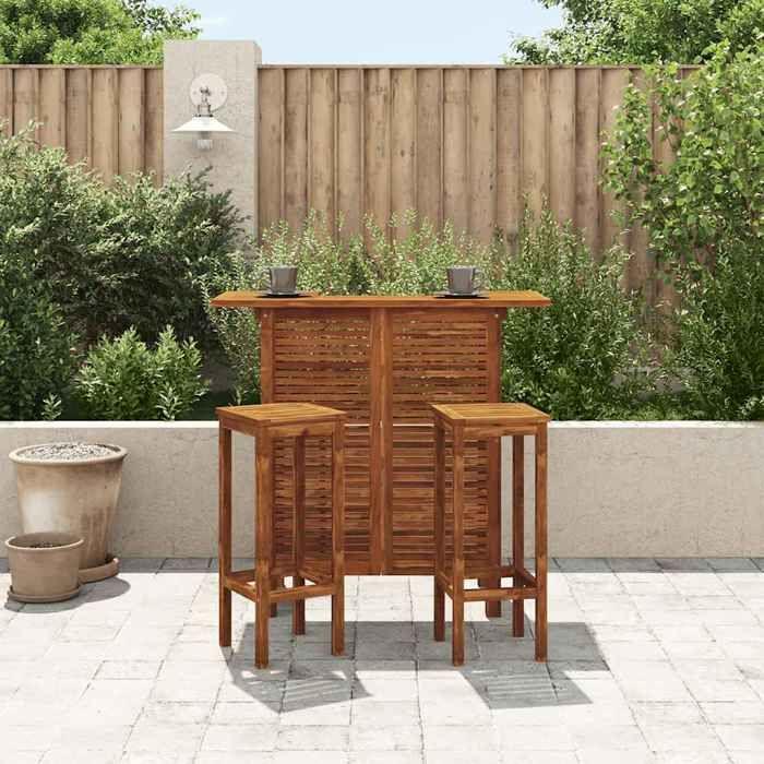 Maison Exclusive - Table de bar 110 x 50 x 105 cm Bois d'acacia massif