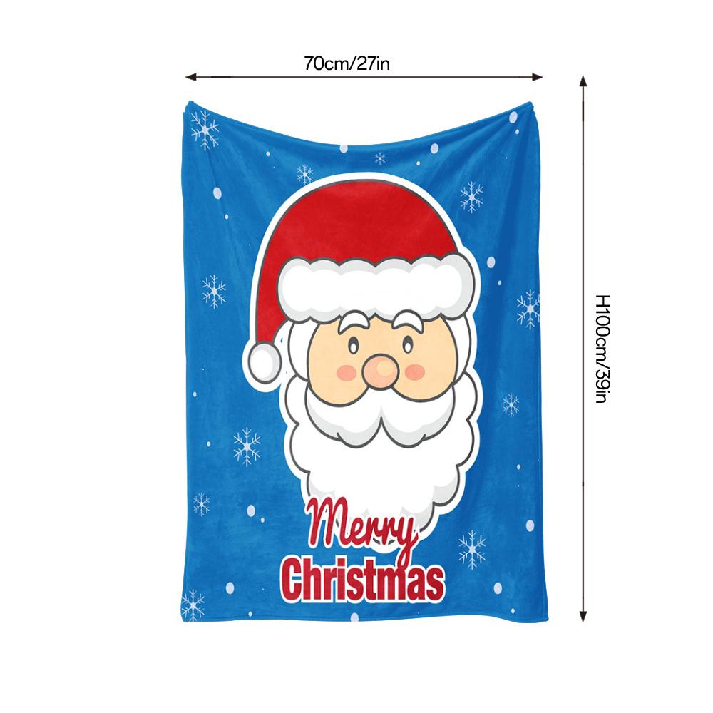 TU Cozy Christmas Throw Blanket Soft Flannel Fleece Warm Holiday Decor Festive Gift Winter Comfort Plush Bedspread