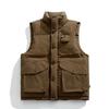 Unisex Japanese Retro Quilted Winter Workwear Vest