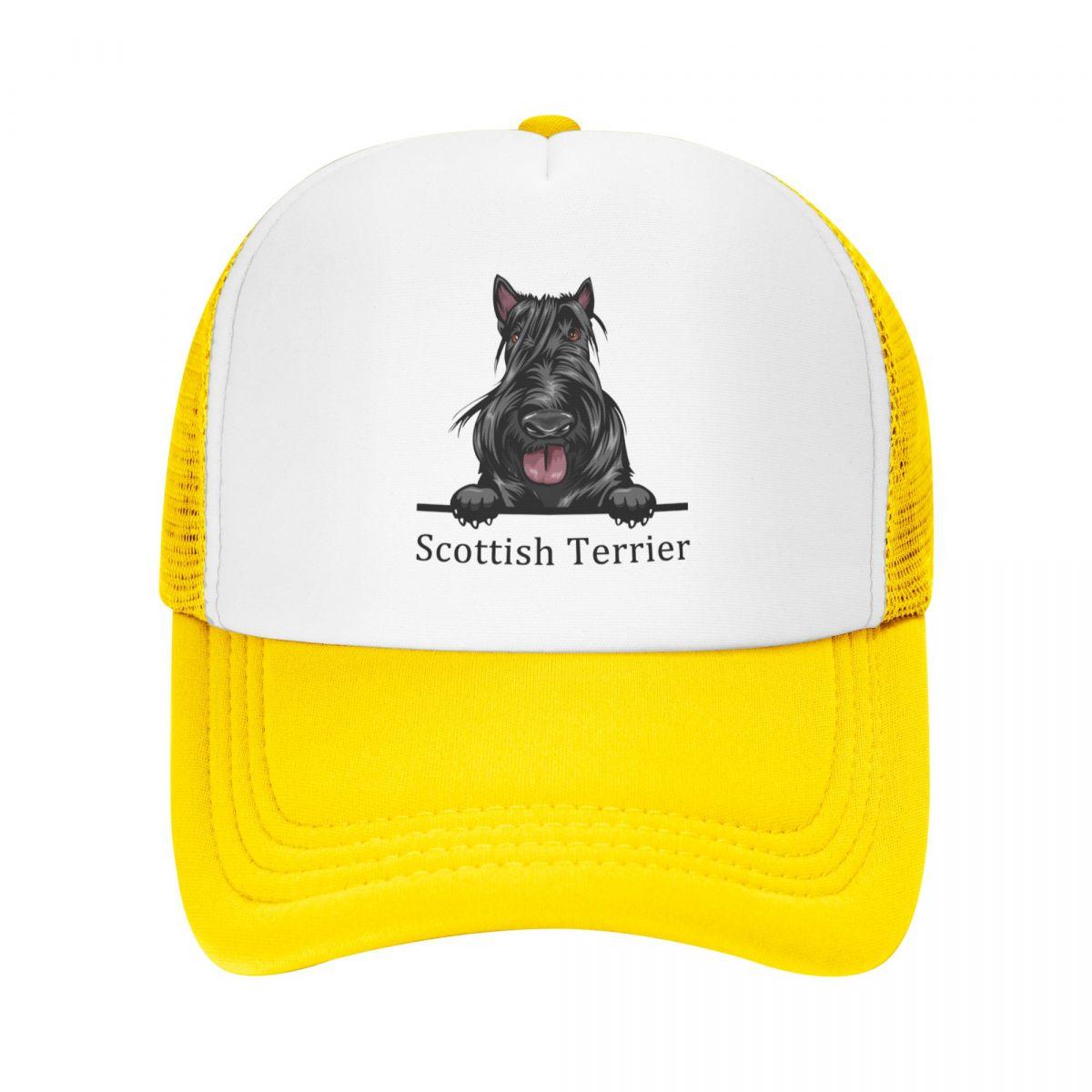 

Панк унисекс выглядывающая собака шотландский терьер дальнобойщик шляпа для взрослых домашних животных регулируемая бейсболка для унисекс WoUnisex спортивные кепки Snapback Trucker Hat