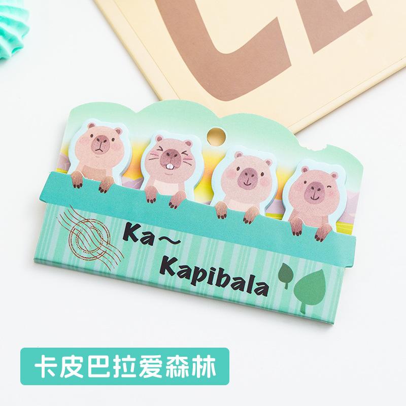 120sheets Cute Pet Thumb Sticky Notes Cartoon Memo Pad High-value Learning Rewards Classification Labels Stationery Small Gifts