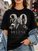 Unisex T-shirt Rebel Hearts Club Vintage Tattoo Graphic Back Print T Shirt Black Casual Daily Wear Short Sleeve