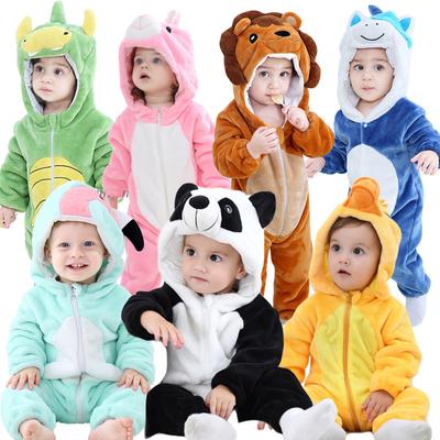 Baby Strampler Winter Kigurumi Löwe Kostüm Für Mädchen Jungen Kleinkind Tier Overall Säuglings Kleidung Pyjamas Kinder Overalls ropa bebes