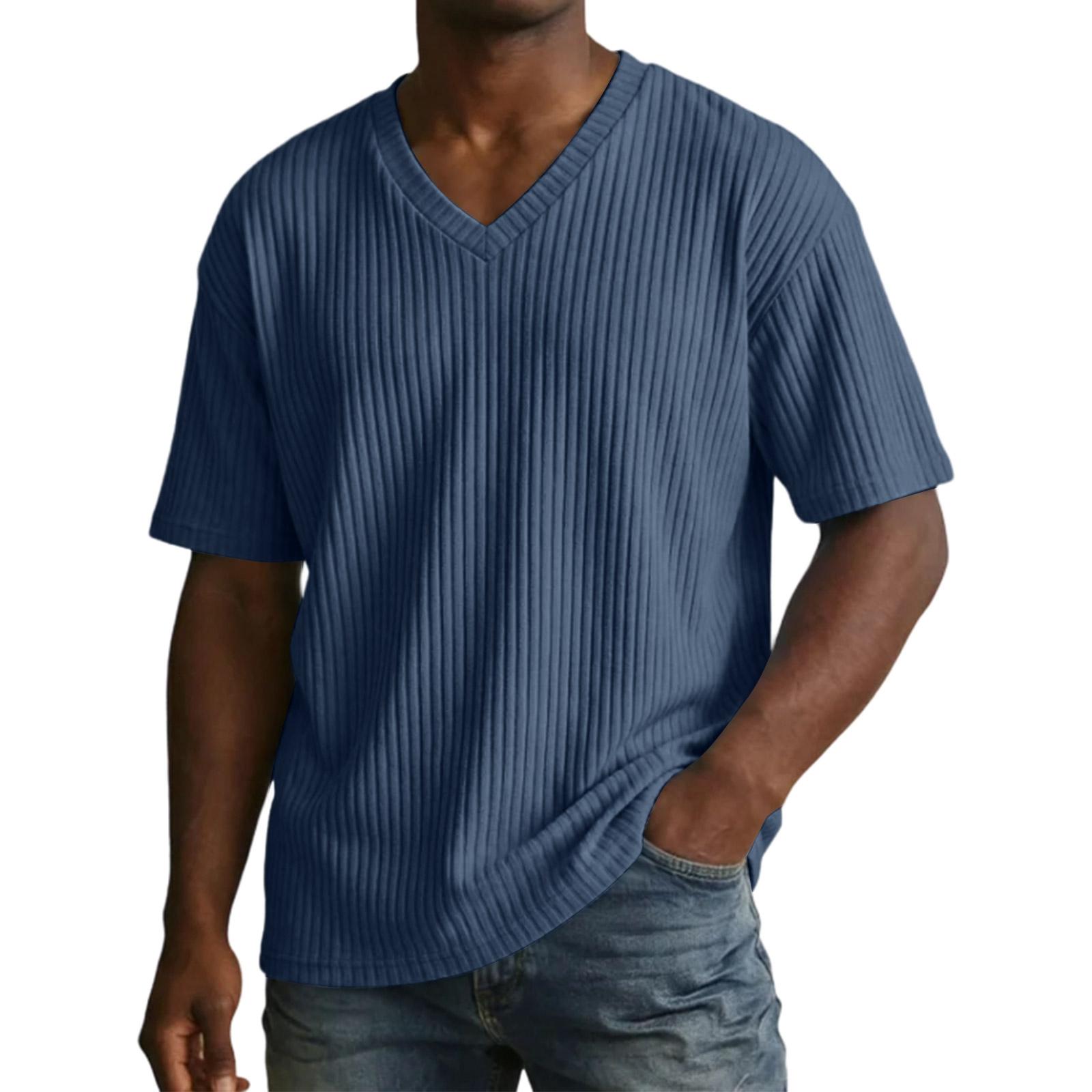 Men s Casual And Fashionable Shirt M тёмно-синий 2390₽