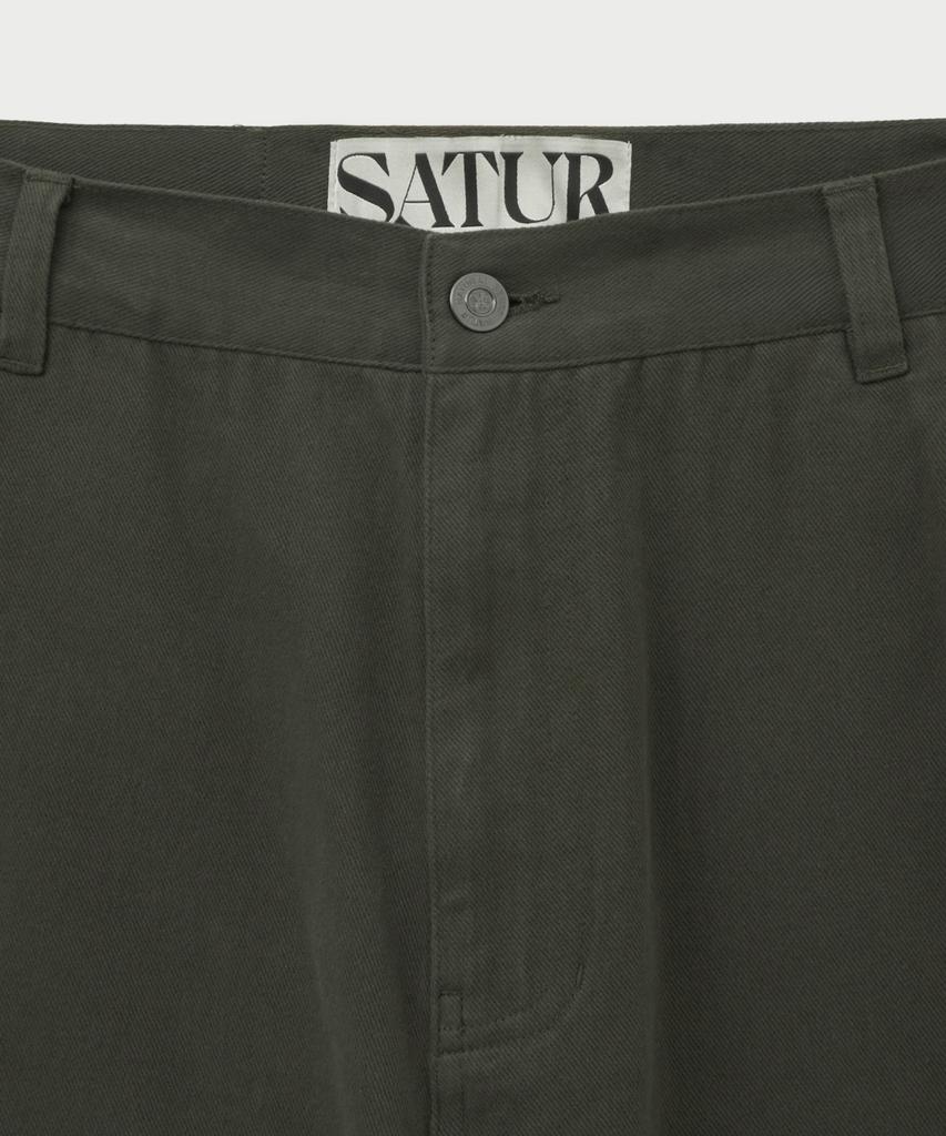 Seteo Brushed Cotton Pants Charcoal