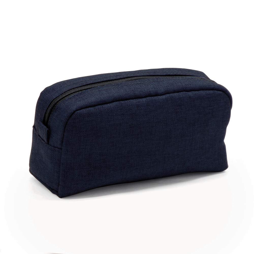M Plan Cubics Pencil Case Elegant Box, Navy, 106197-08