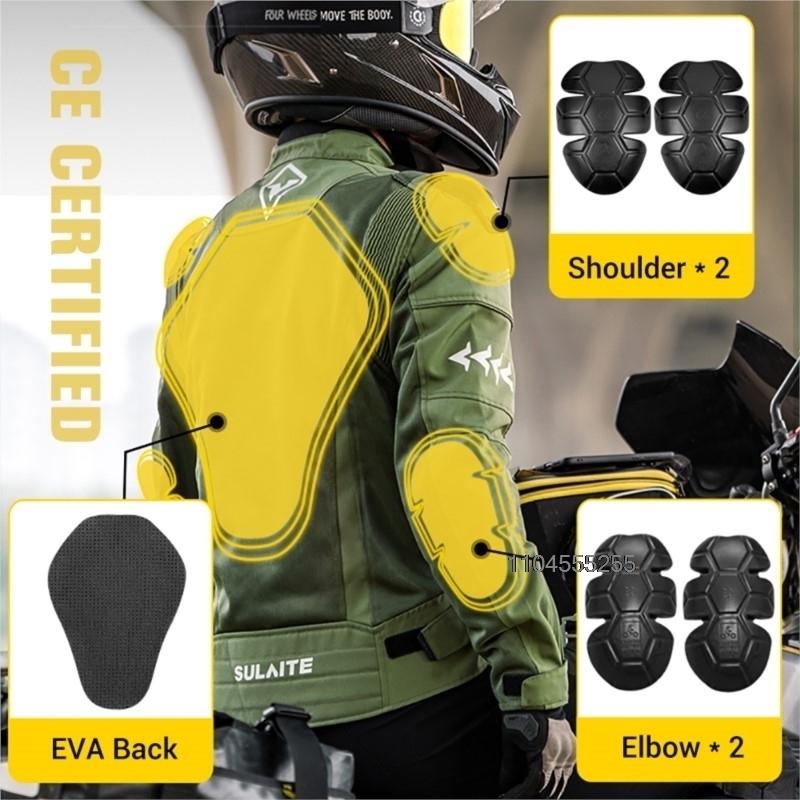 Summer Motorcycle Jacket Built In CE Protective Gear Riding Jacket Breathable Motorbike Motocross Jacket Riding Racing Suit