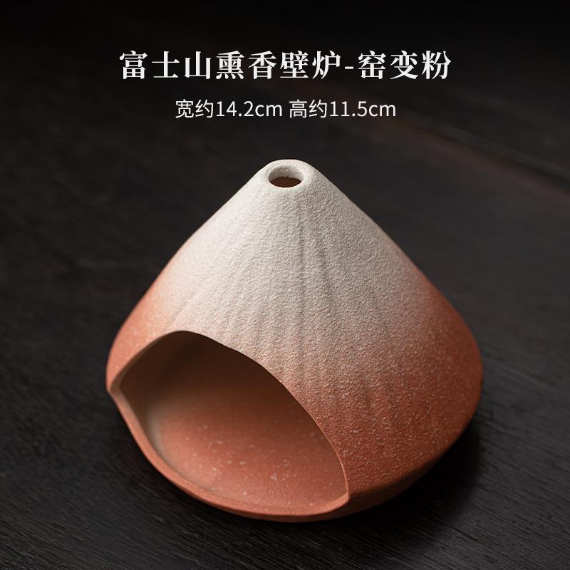Handmade Ceramic Incense Chimney Cone Incense Burner Mini Palo Santo Fireplace Boho Home Fragrance Minimalist Home Decor