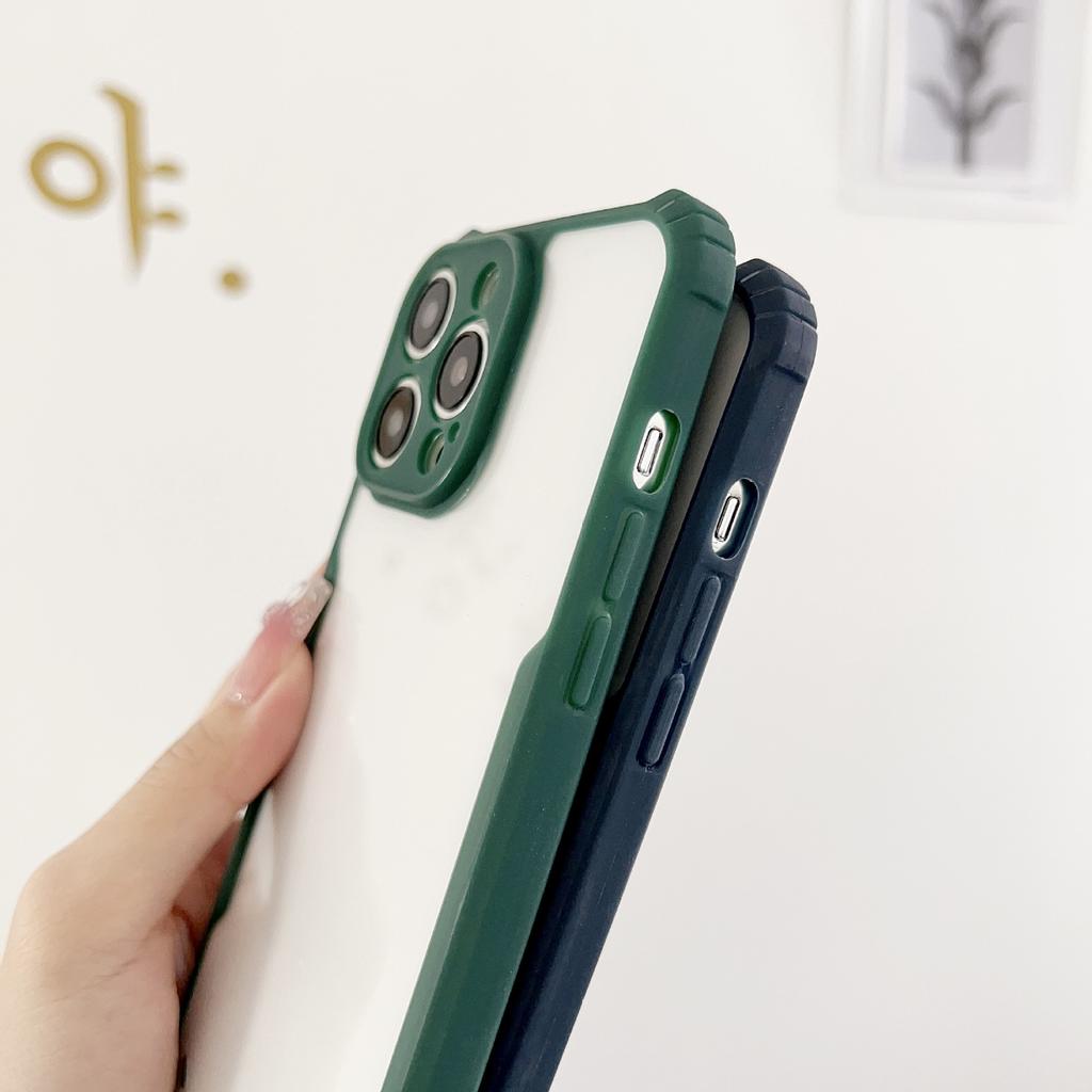 Precision Perforated Transparent Acrylic Phone Case Suitable for iPhone 16 Pro Max Protective Case, iPhone 14 Solid Color 15 Minimalist