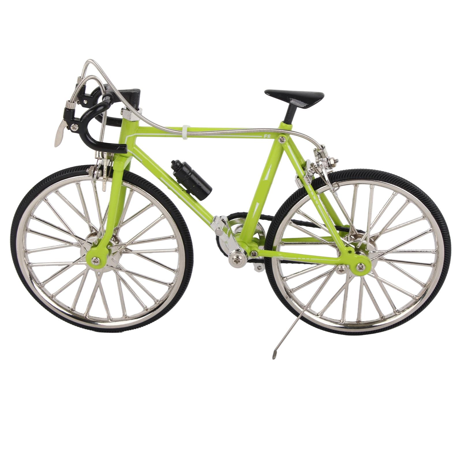

Bike Model Ornament Detachable 3D Car Model 11.5x19.5cm Bike Model for All Age for Birthday Gifts Desk Decoration Green Bike светло-зеленый