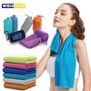 Outdoor Mikrofaser Schnelltrocknend Sport Kühlendes Eistuch Kaltes Sporttuch Fitness Kühlhandtuch Camping