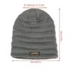 Herren Warme Mützen Mode Strickmütze Slouchy Hip Hop Mütze Bequem Winter Herbst Kopfwickel Beanie Mütze Frauen