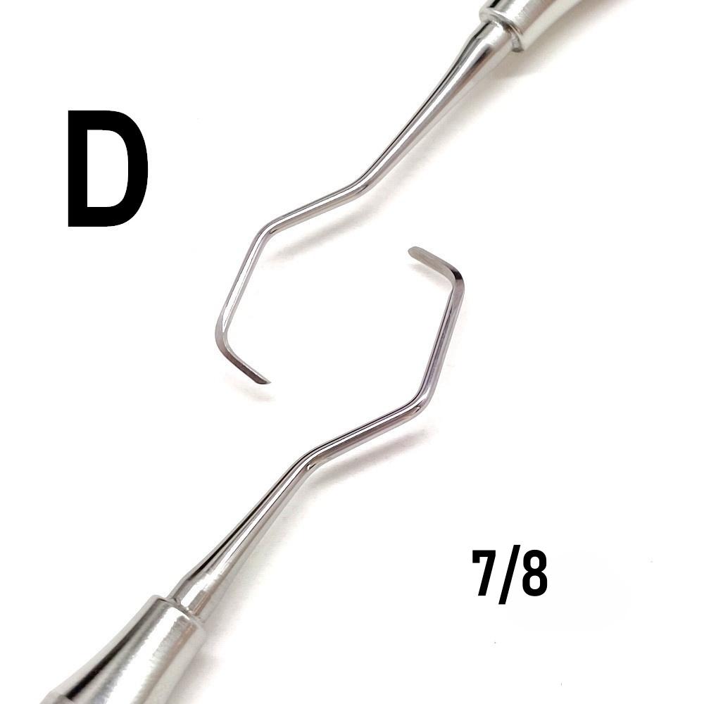 

Стоматологическая профессиональная кюретка Грейси, пародонтальные костные кюреты, перио-стоматологическая чистка зубов, скалер, стоматологический инструмент, инструмент для ручного использования 1 piece D