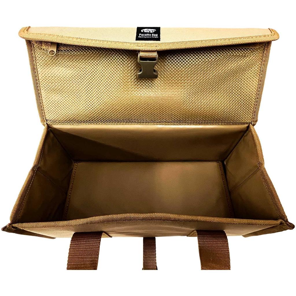 SK11 Coyote Pacakt Bag SPB2-340BR, a Wide-opening, Easy-access Tool Bag for Camping, Pegs, and Vacuum Cleaners.