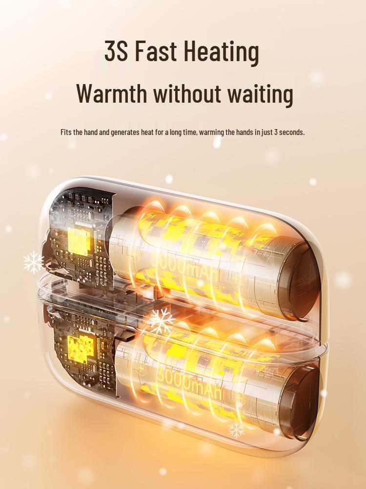 Dual Magnetic Certified 2025 Hand Warmer: Mini Portable, Handheld, Explosion-Proof, Two-in-One Baby Warmer