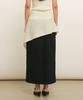 General Idea Pleated Knit Wrap Skirt [Cream] / Gf2Let529