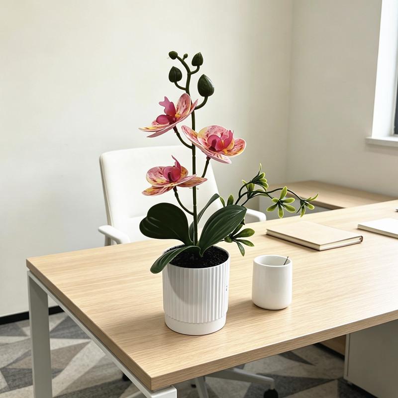 Butterfly Orchid Artificial Potted Plant For Home Decor And Event Arrangements