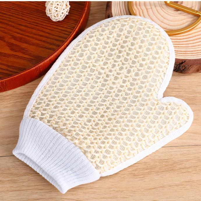 

Sisal Gloves for Adults - Double-Sided Bath Towel for Back Scrub and Stain Removal