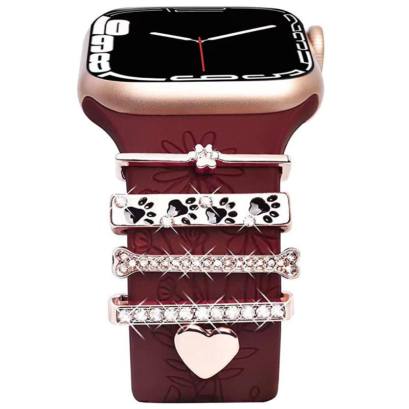 Universal Silicone Decorative Ring for Apple Watch Strap