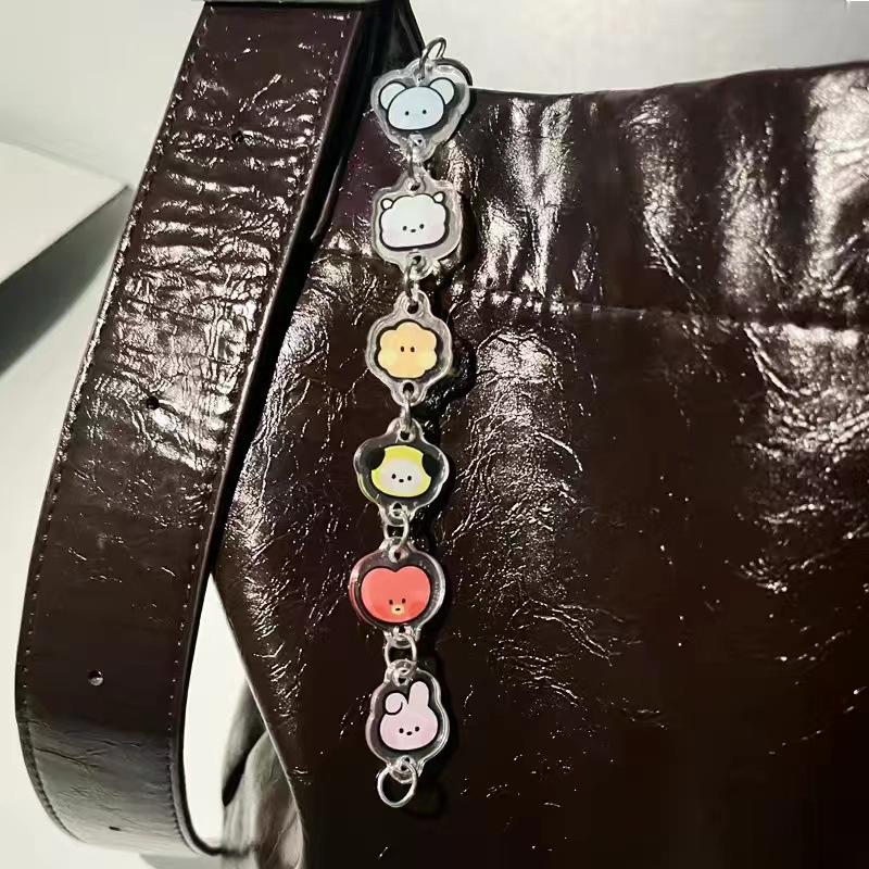 2025 Anime Acrílico Kpop Chaveiro Acessórios Pingente de Desenho Animado Bonito Criativo Enfeite de Bolsa Chaveiro de Carro Amigos Fãs Presentes