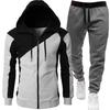 Men's Two-Tone Sports Jacket + Velvet Winter Suit 