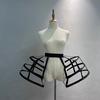 Cage Structure Pannier Petticoat Vintage Three Steel Hoop Crinoline Underskirt Strong Support Victorian Hoop Skirt