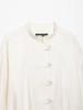 2026 Summer New European and American Cross-border Women's Street Fashion Linen Cord Knot Button Jacket W085 360851