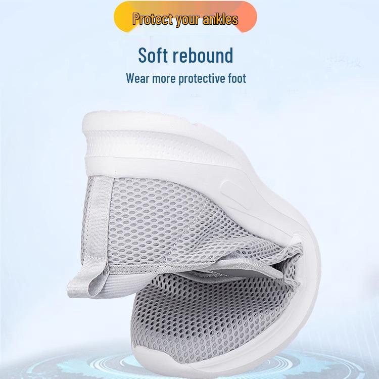 Summer Breathable Shoes for Elderly with Swollen Feet and Hallux Valgus