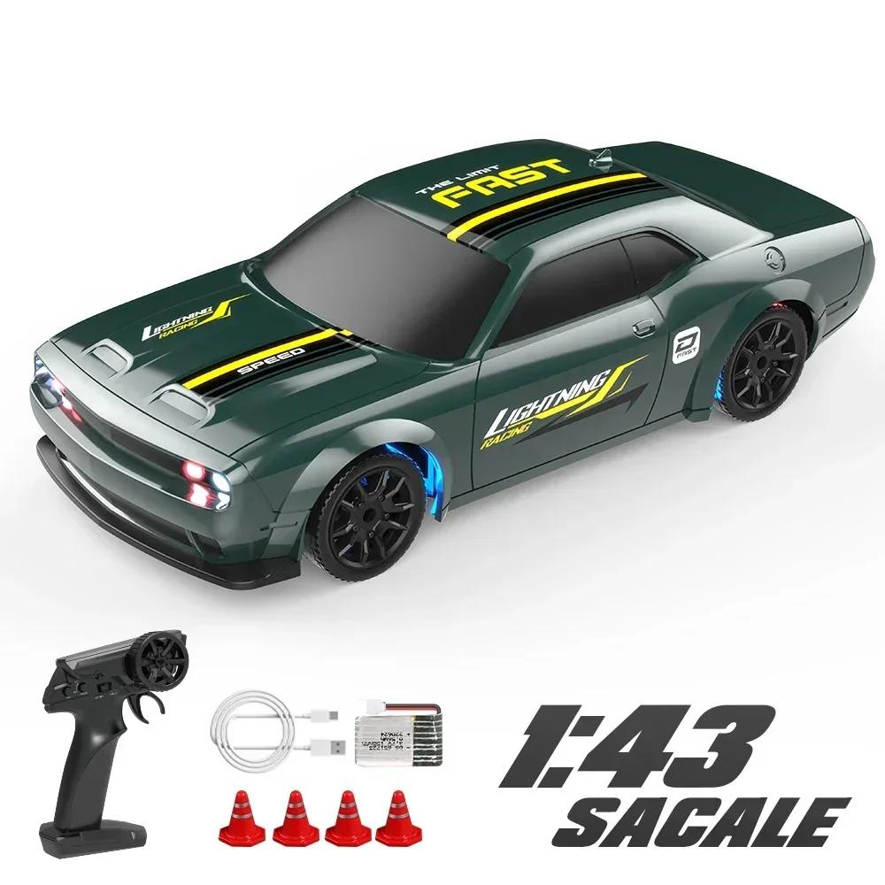 Rc Cars Mini Racing Car 1/43 2.4G Remote Controlled Car 4Wd Drive Drifting Radio Control Full-Scale Drift Vehicles Electric Toys