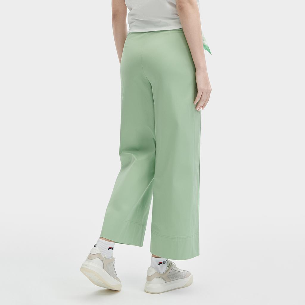 Fila Heritage Series Fashion Straight Leg Woven Casual Pants Women Bottoms Avocado-Green F11W428805FLG