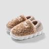 Slippers Women's Winter Home Warm Non Slip Plush Shoes Men Wearing Outside