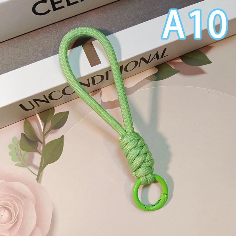 1pcs Paracord Braided Woven Keychain Lanyard Buckle Emergency Survival Bagpack Key Ring Wristlet Strap Car Trinket Key Holder