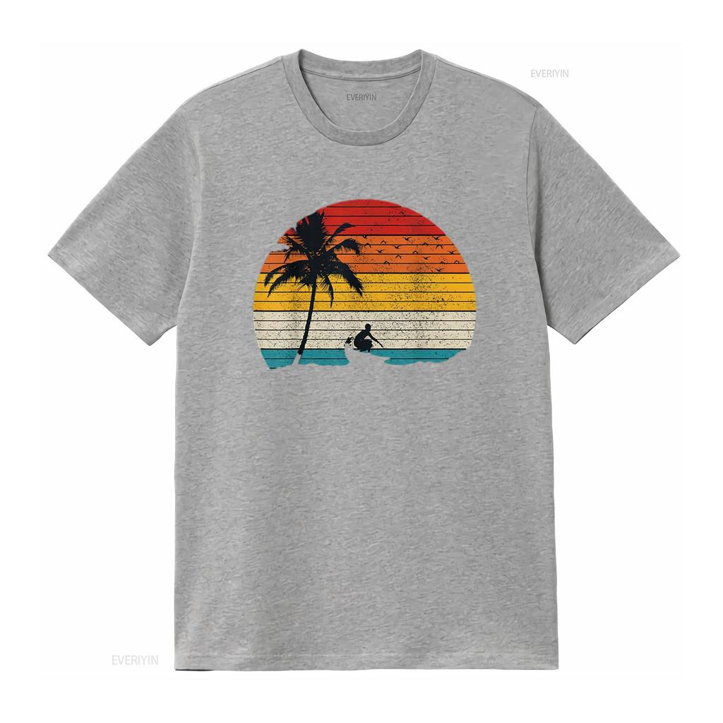 Mens Vintage Surfer Retro Surfing Beach Surf T Shirt White vintage Washed Top For Everyday Wear Unisex designer clothes