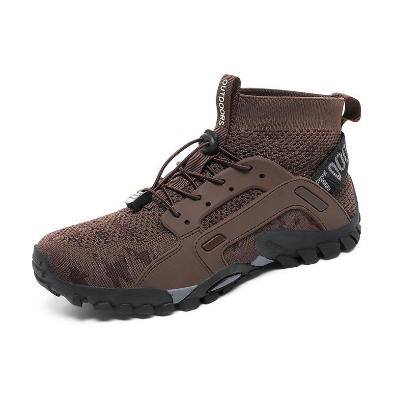Summer Outdoor Hiking Wading Shoes for Men and Women, Fly Woven Breathable Mesh Shoes, Casual Hiking Shoes, Non-slip Quick-drying Shoes