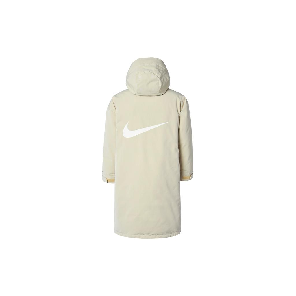 Nike Logo Print Warm Loose Down Jacket Men Outerwear Yellow FV8167-206