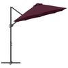 Sun Umbrella Bordeaux Red 372 X 198 X 243 Cm