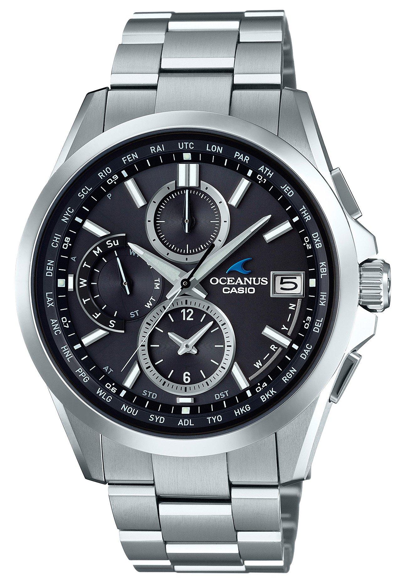 

Casio Oceanus CLASSIC Radio Solar Watch OCW-T2600-1A2JF Men s Silver