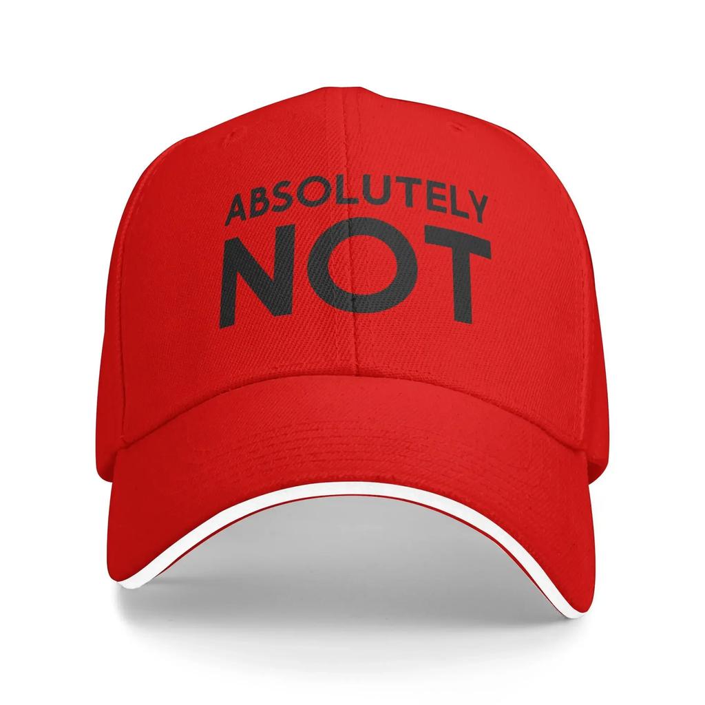 Absolutely Not Baseball Cap  Hiking Fishing Sun Trucker Hat Couple Women y2k Retro Print Baseball Caps