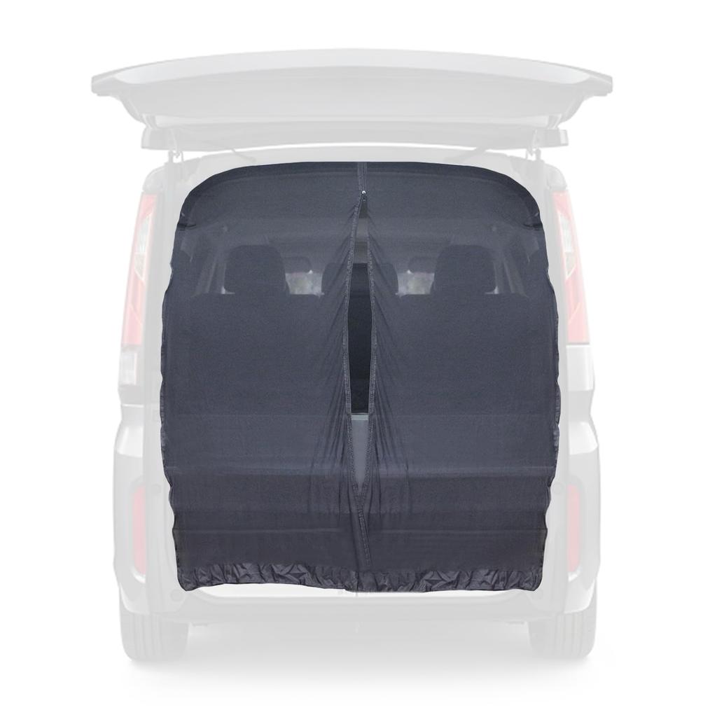 Kasinfly Car Rear Door Insect Repellent Magnetic Back Door Mesh Net for Mosquito Side Car Outdoor 1 Medium Curtain, Stretchable, Net, Attachment,