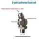 304 Stainless Steel Fan-Shaped High-Pressure Car Washer Spray Nozzle