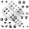 500Pcs Creative Eye Shape Sticker Adhesive Wrapping Label for Scrapbooking Seal Envelope Invitation Carton Packaging